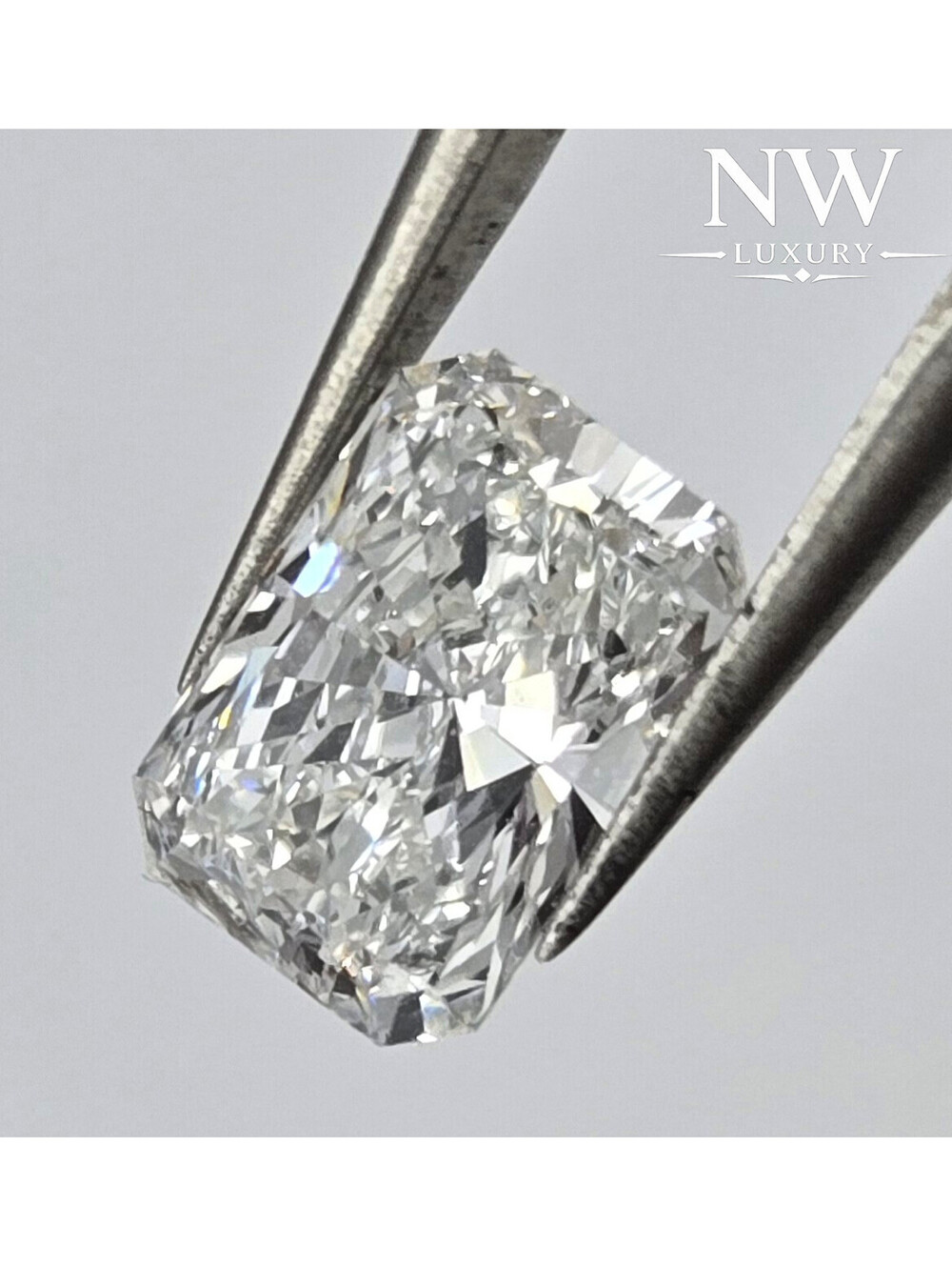 1.27 Ct Lab Grown Diamond E VVS2 Radiant Cut IGI Certified NEW Loose Diamond